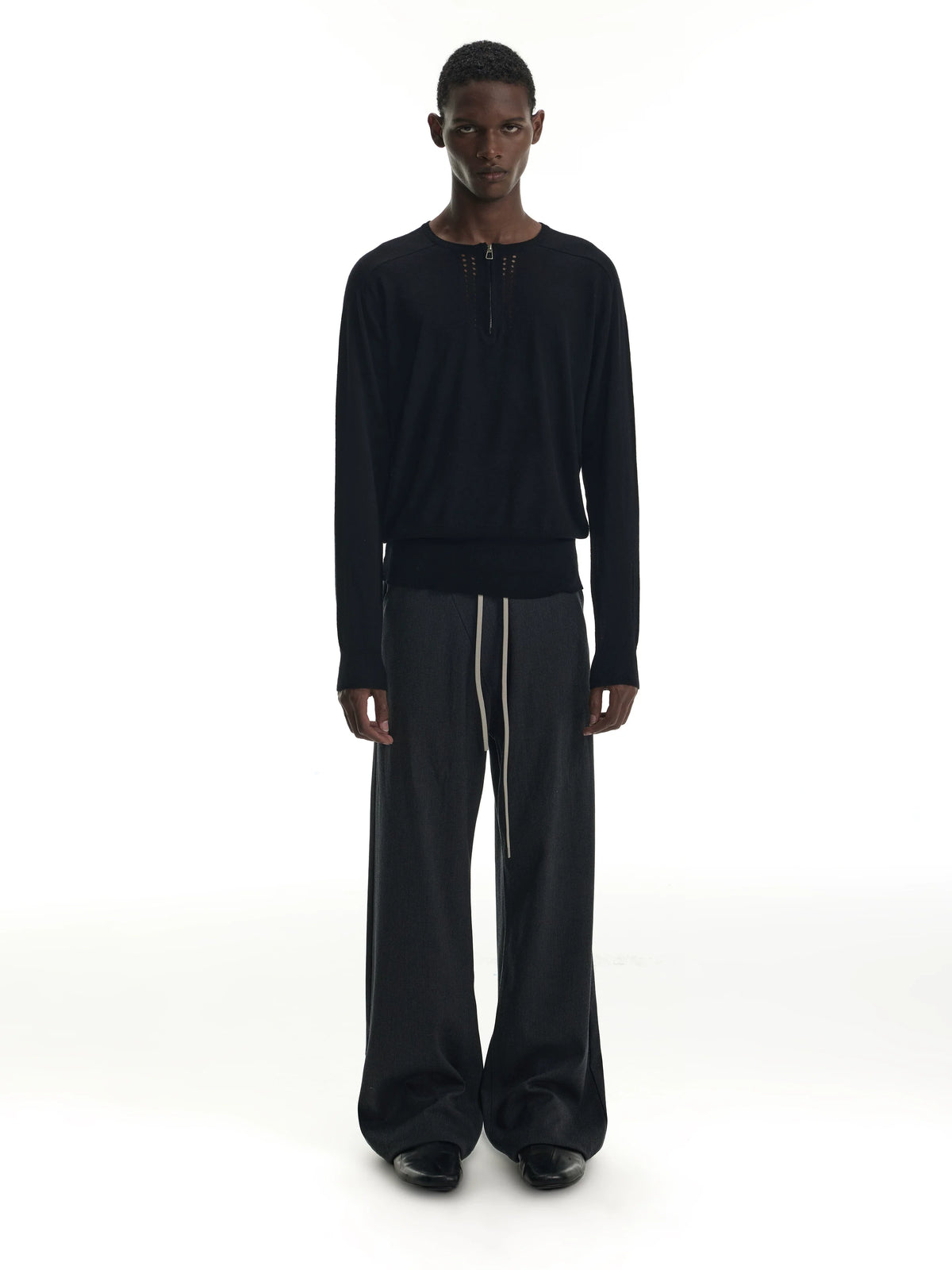LIGHTWEIGHT WOOL-BLEND LONG SLEEVE