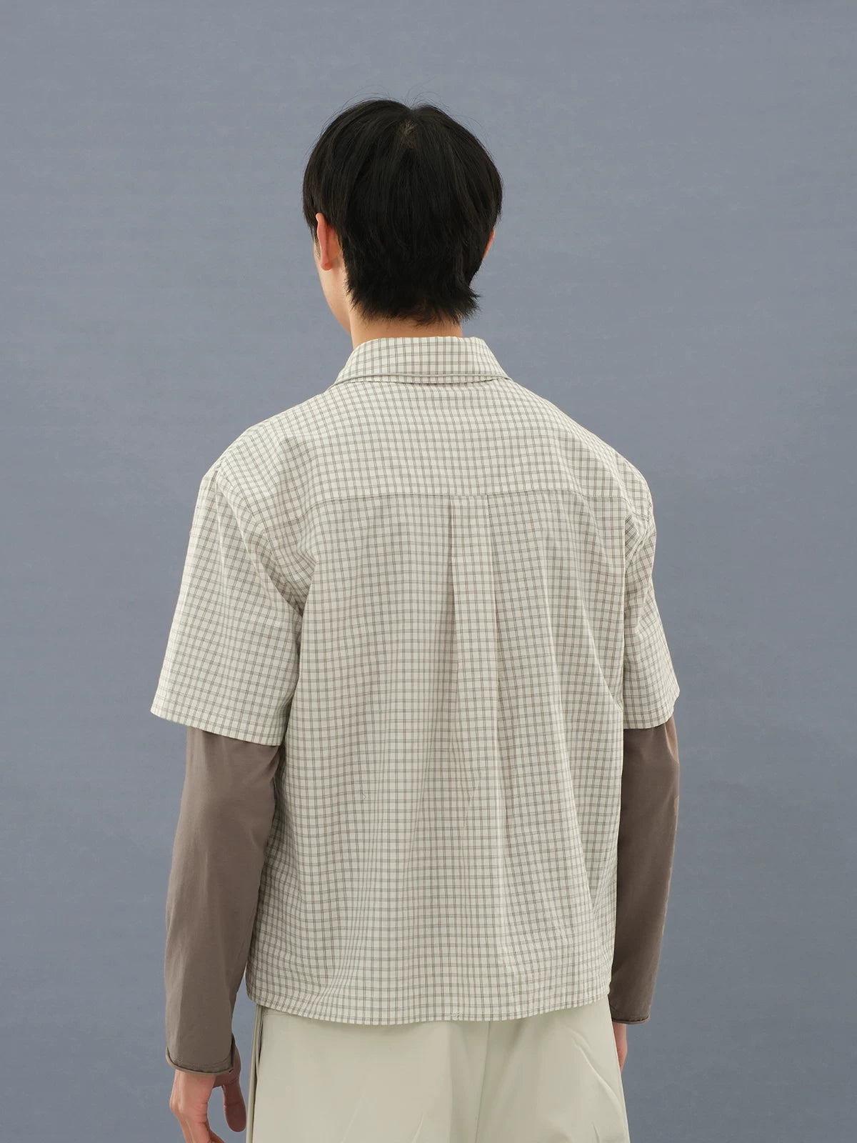 PLAID SHORT SLEEVE SHIRT