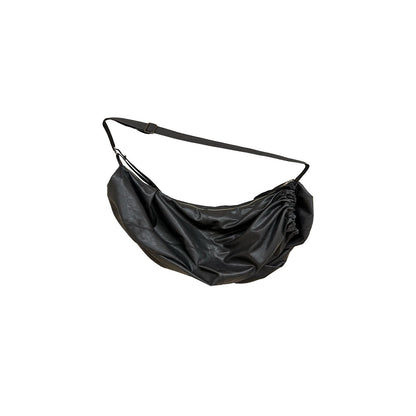 ECO-FRIENDLY LEATHER DRAWSTRING BAG