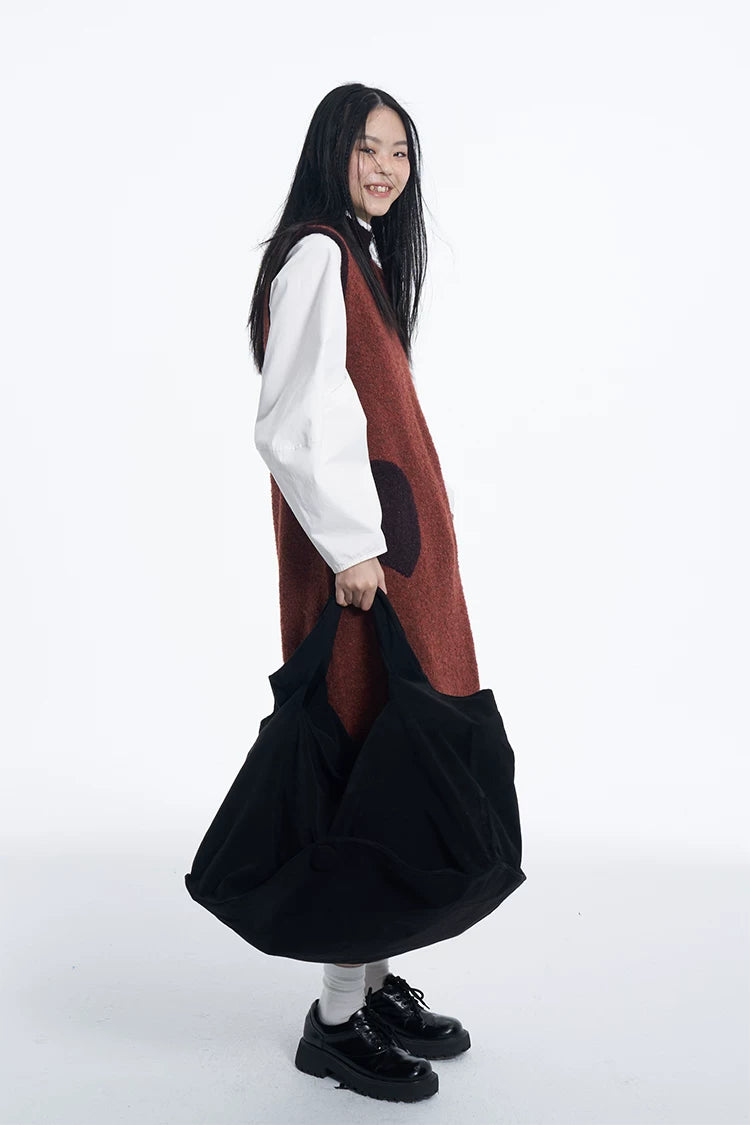 SUEDE TOUCH OVERSIZED TOTE BAG 11
