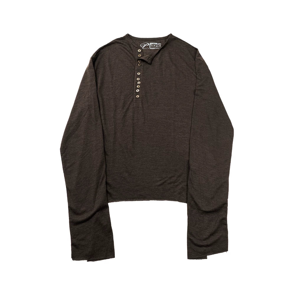 SLEEK BUTTONED LONG SLEEVE