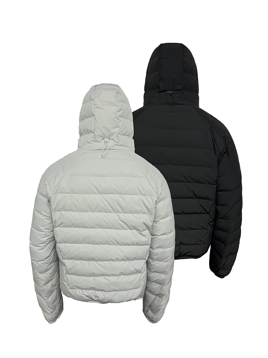 LIGHTWEIGHT HOODED DOWN JACKET