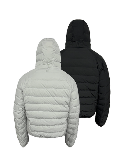 LIGHTWEIGHT HOODED DOWN JACKET