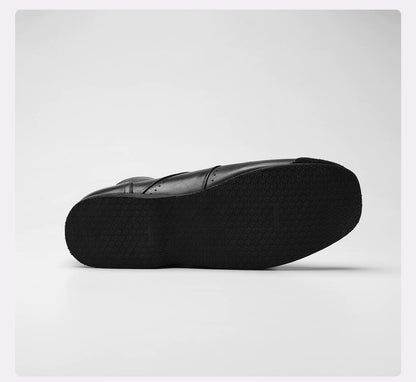 BLACK SUEDE BOXING SHOES