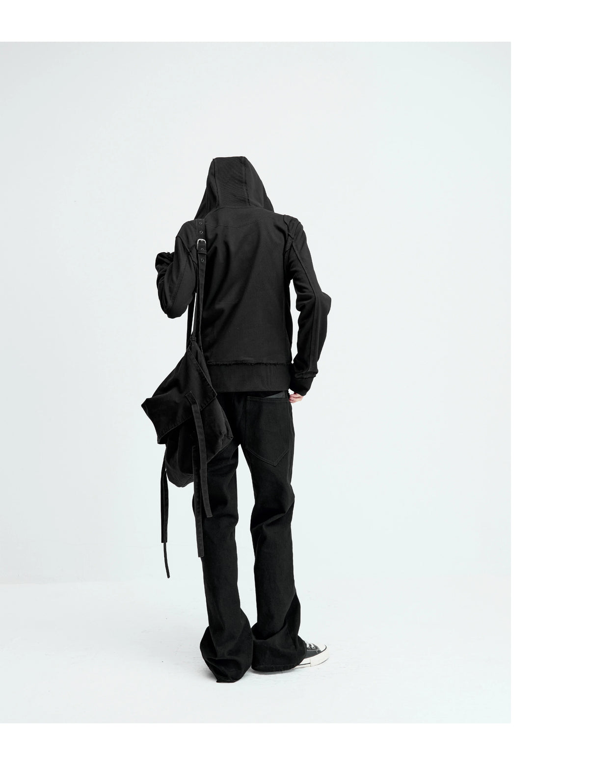 ZIPPERED SLIM-FIT HOODIE