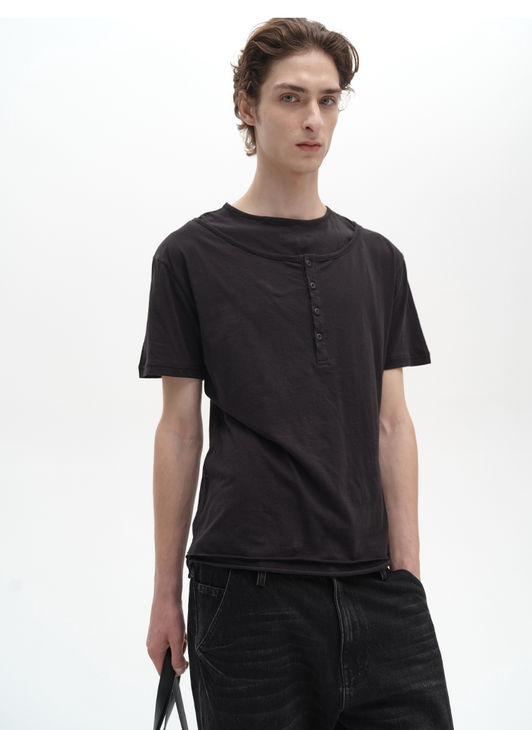LAYERED SHORT SLEEVE TEE
