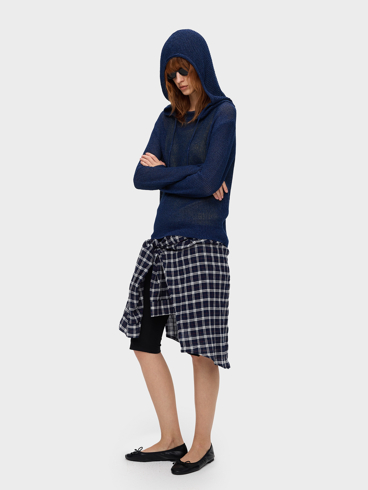 WASHI BLEND SHEER KNIT HOODIE 16