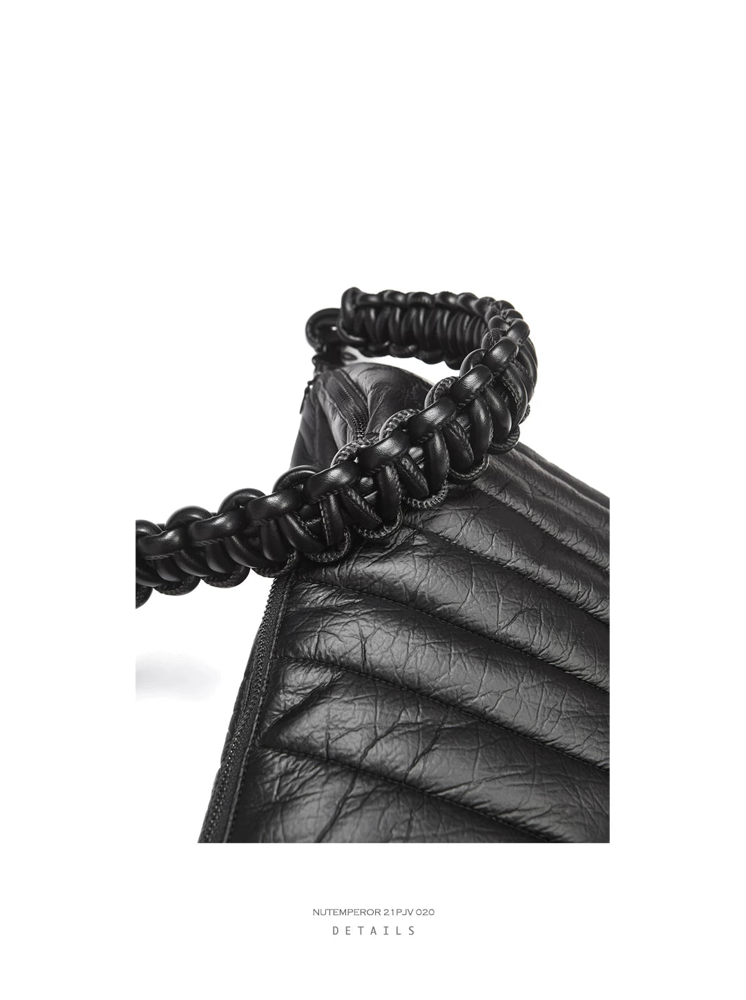 FAUX LEATHER CROSSBODY LAPTOP BAG