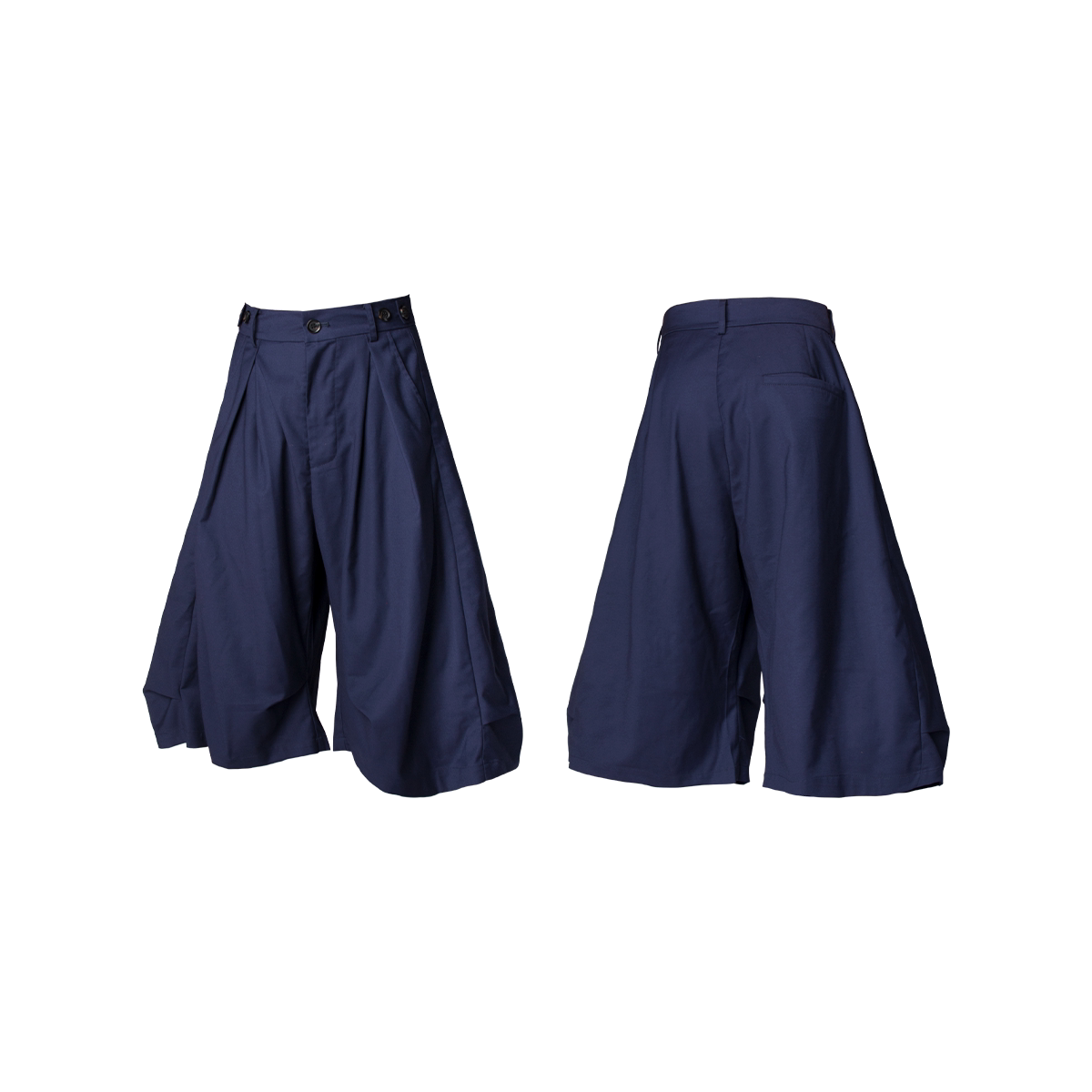 ELEGANT DRAPED PLEATED PANTS