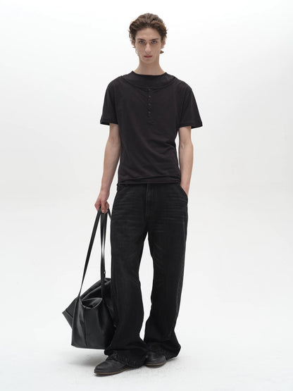 LAYERED SHORT SLEEVE TEE