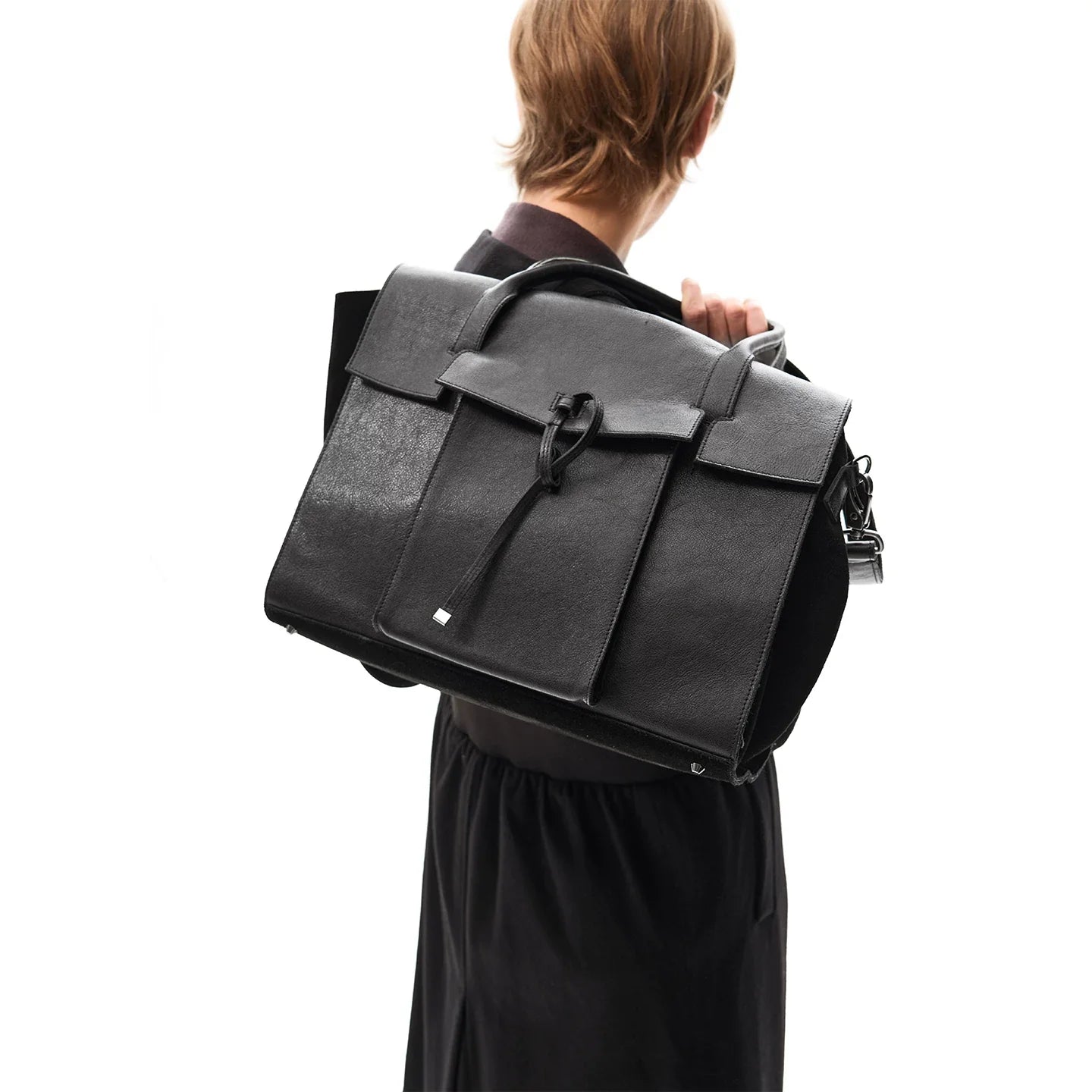 CHIC SUEDE DOCTOR'S TOTE BAG