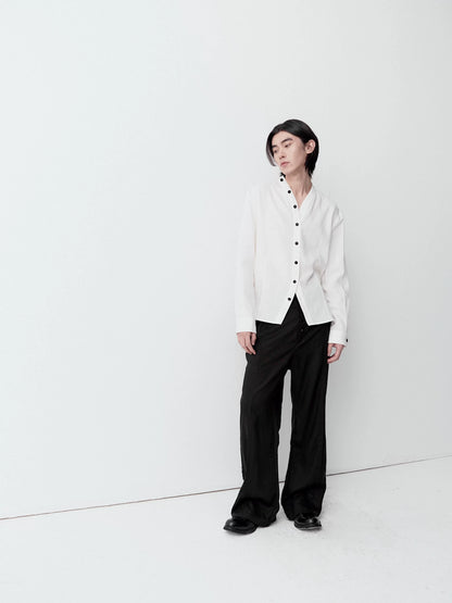 V-NECK MINIMALIST SHIRT