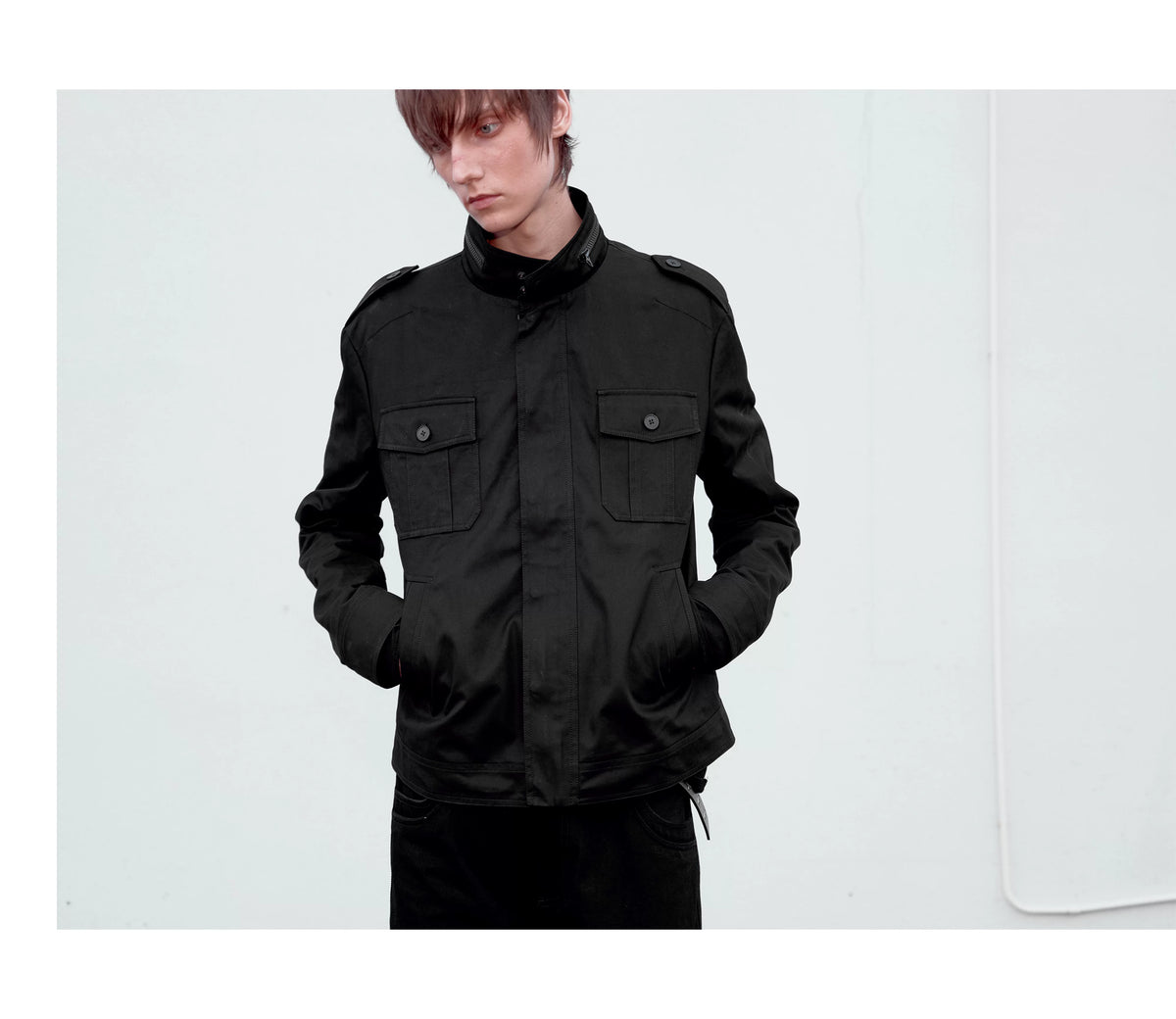 MERCERIZED COTTON WORK JACKET