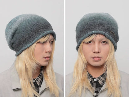 GRADIENT SLOUCH KNIT CAP 16