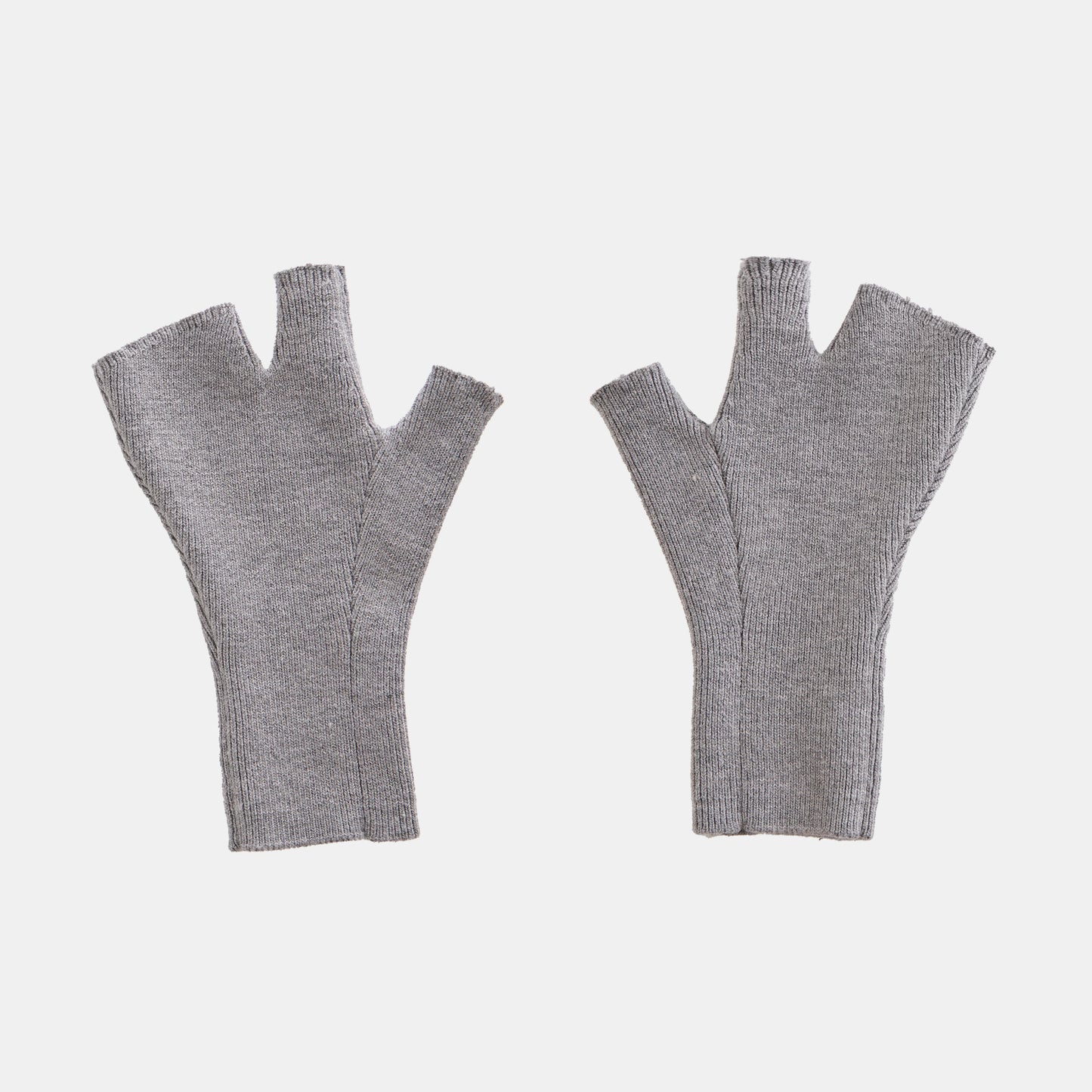 HALF-FINGER KNIT GLOVES