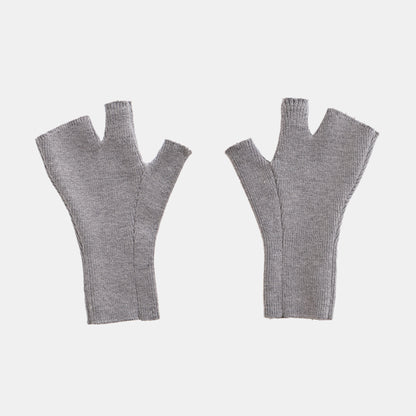 HALF-FINGER KNIT GLOVES