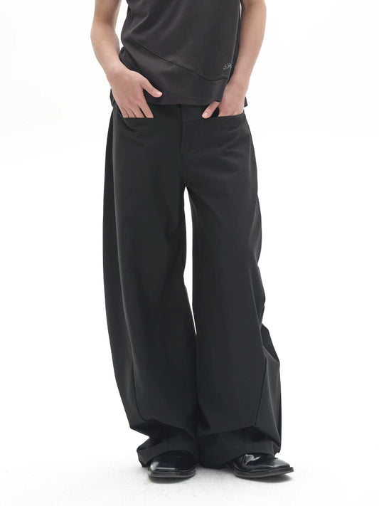 DRAPED SIDE STRIPE PANTS