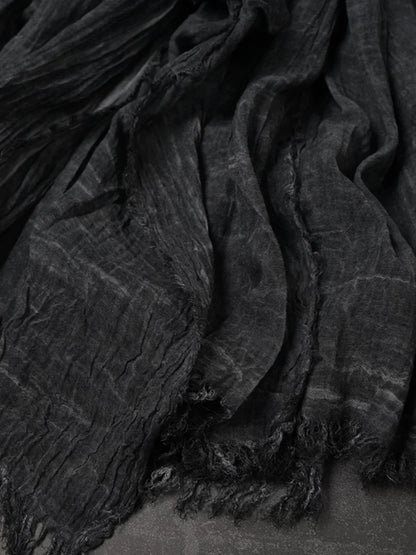 VINTAGE PLEATED SCARF