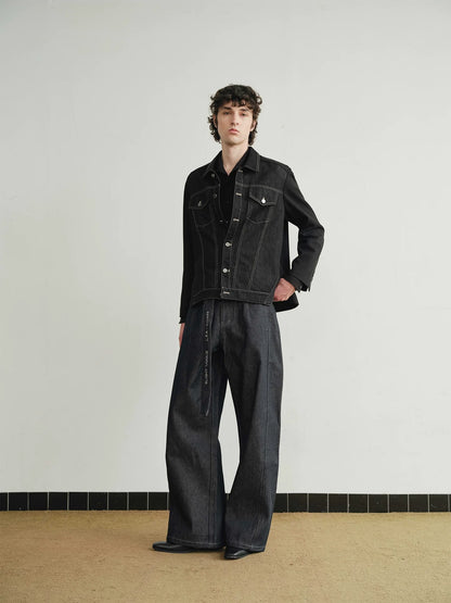 DECONSTRUCTED DENIM BLAZER