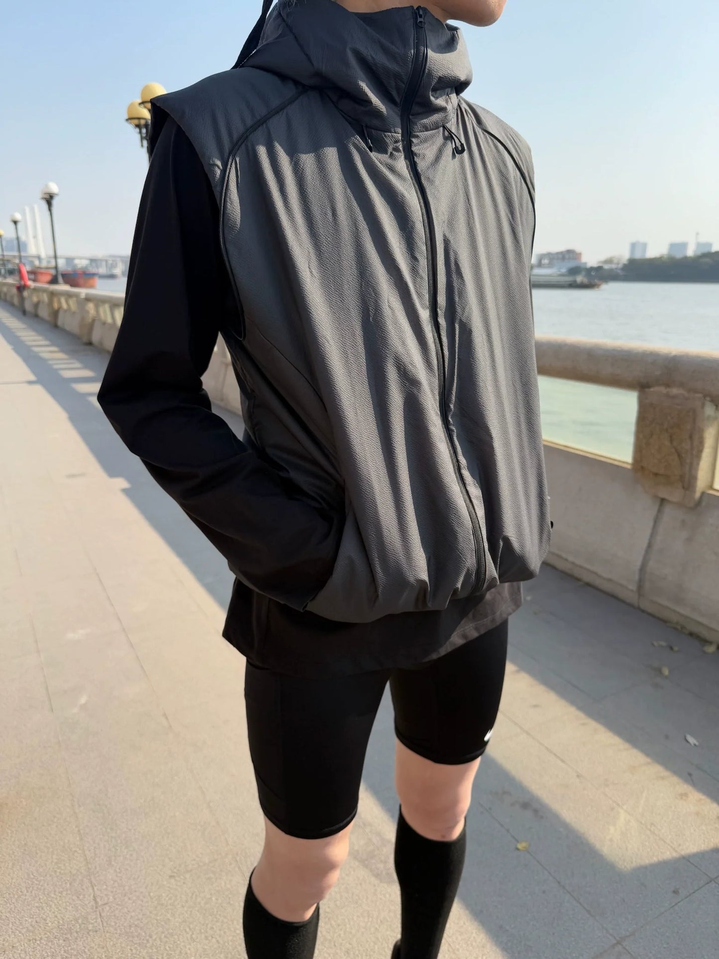 REMOVABLE COTTON VEST JACKET