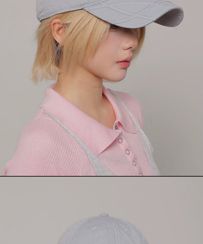 SCULPTED BRIM WASHED CAP 16