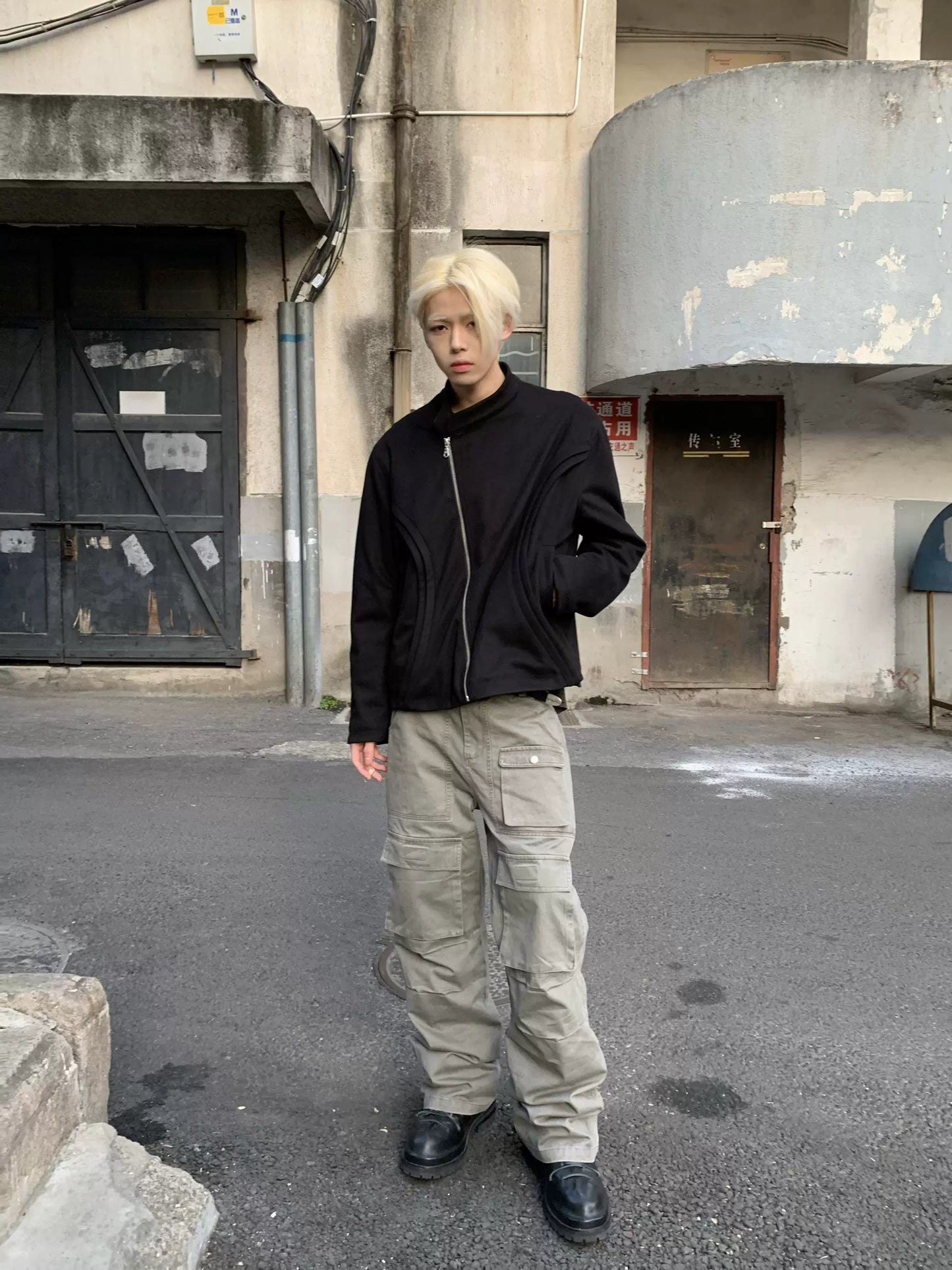 WARM COTTON TWEED JACKET