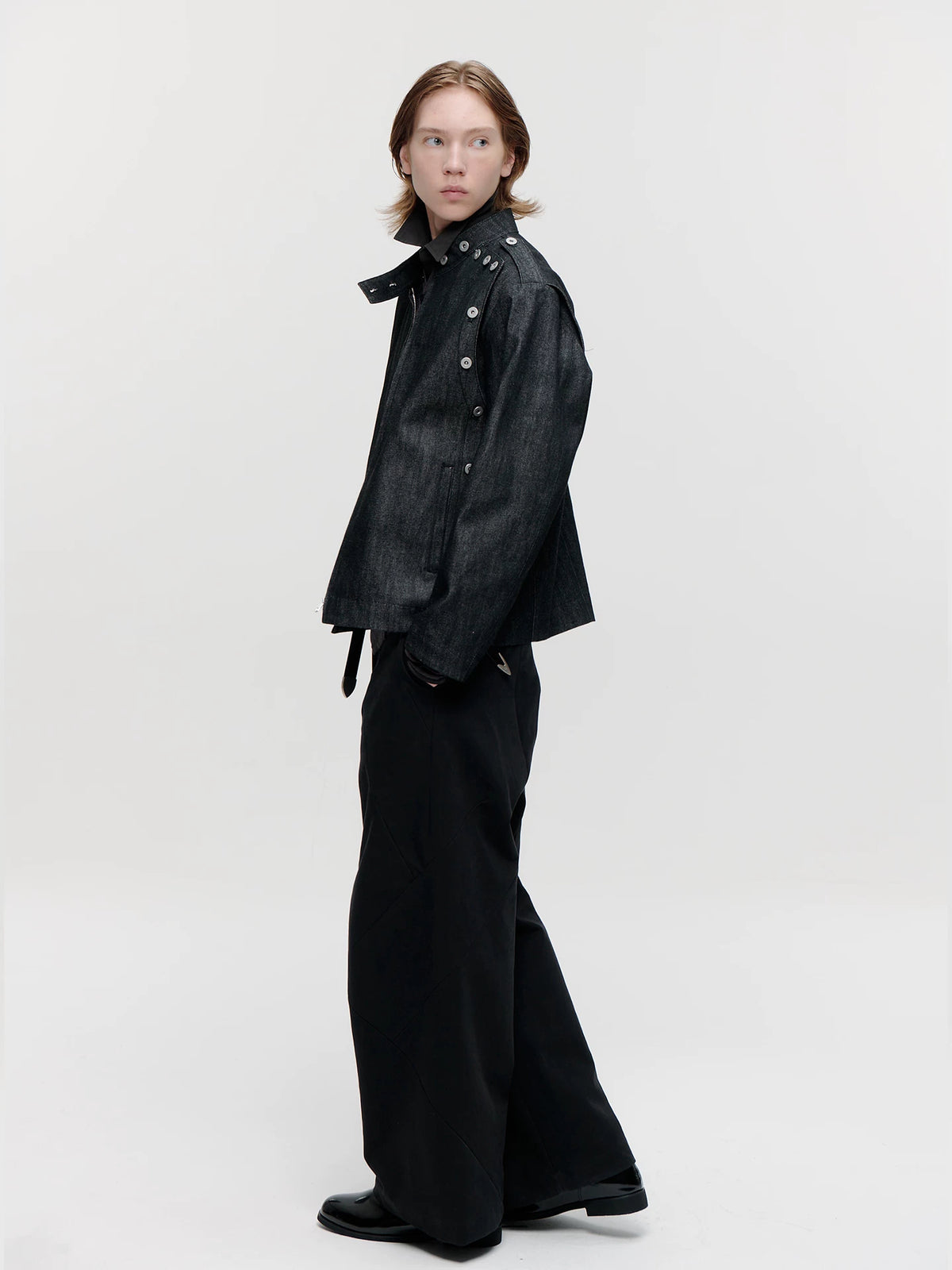NICHE FENCING LEATHER JACKET