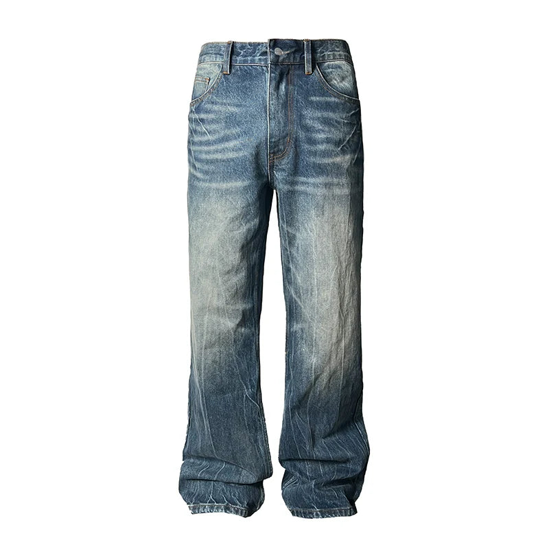 LIGHTNING BURST HEAVY WASH JEANS