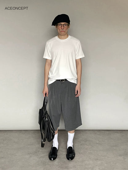 PLEATED CASUAL JORTS
