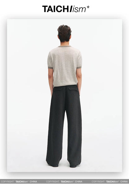 CASHMERE BLEND RINGER TEE