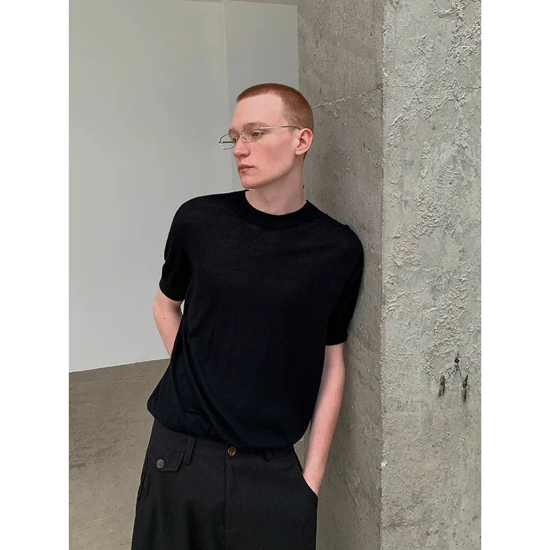 MERINO CREW NECK T-SHIRT