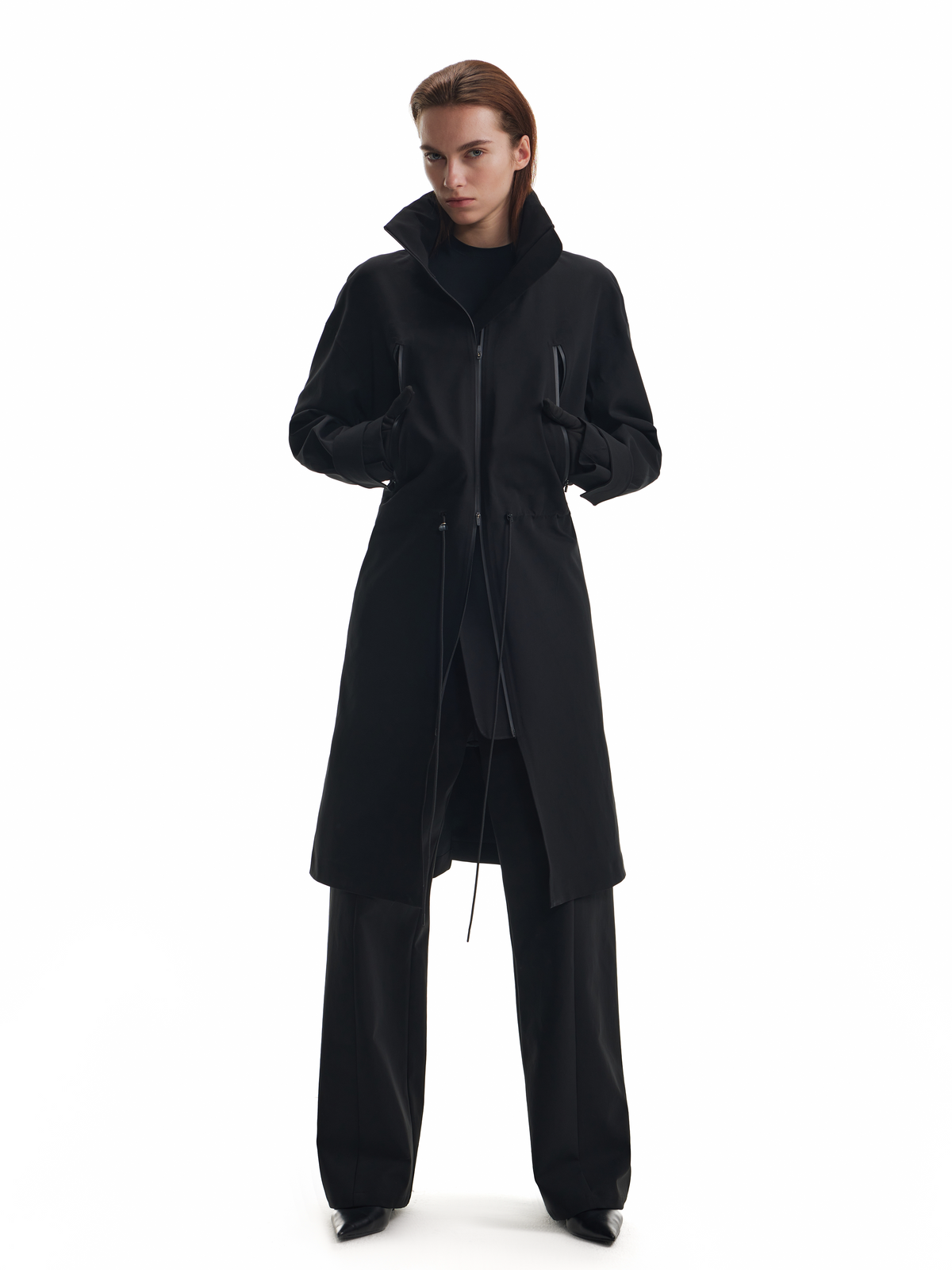 3-LAYER WINDBREAKER JACKET WITH HOOD
