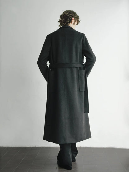 WOOL DOUBLE-BREASTED COAT