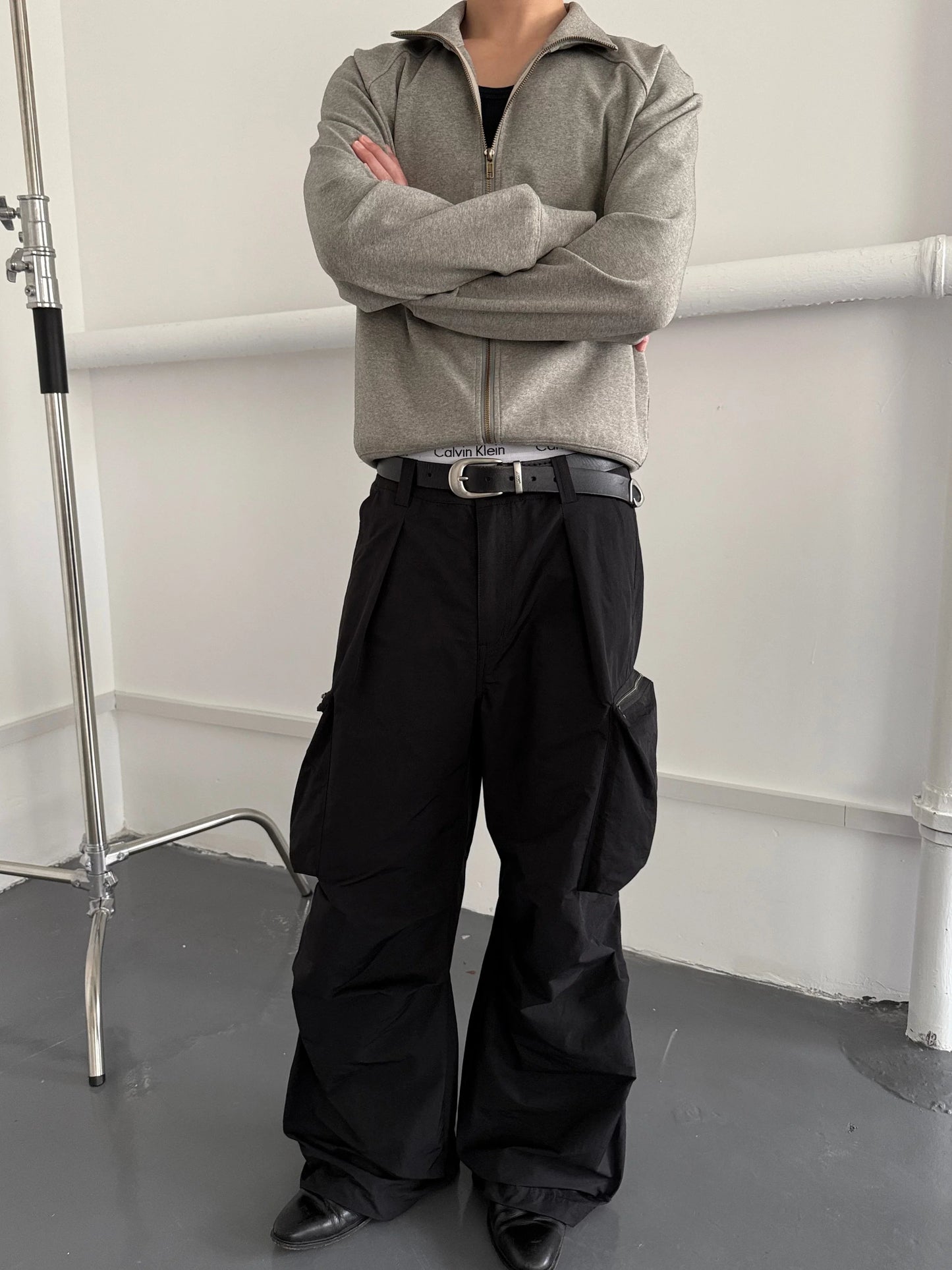 NYLON POCKET CARGO PANTS