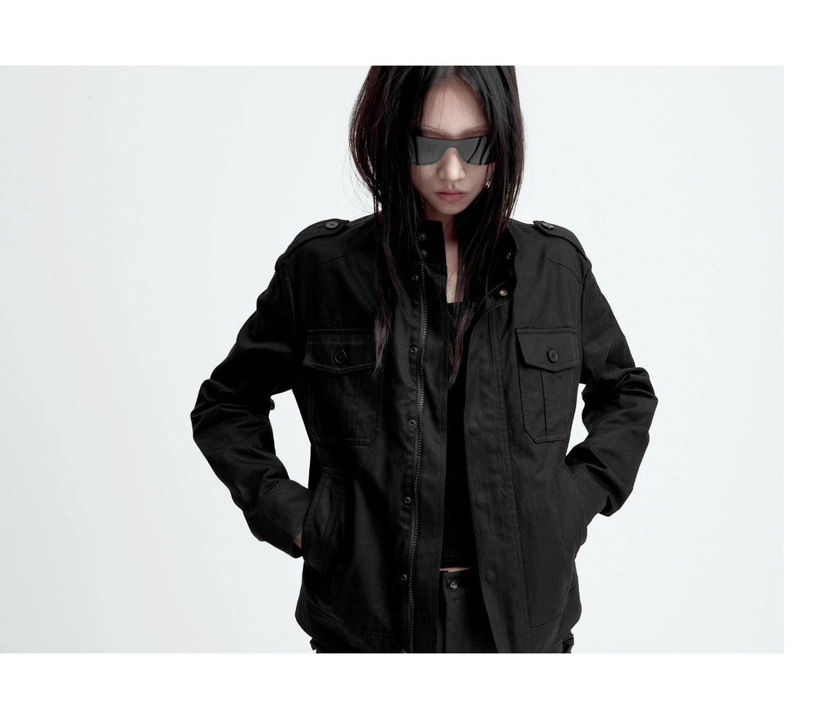 MERCERIZED COTTON WORK JACKET