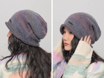 GRADIENT SLOUCH KNIT CAP 9