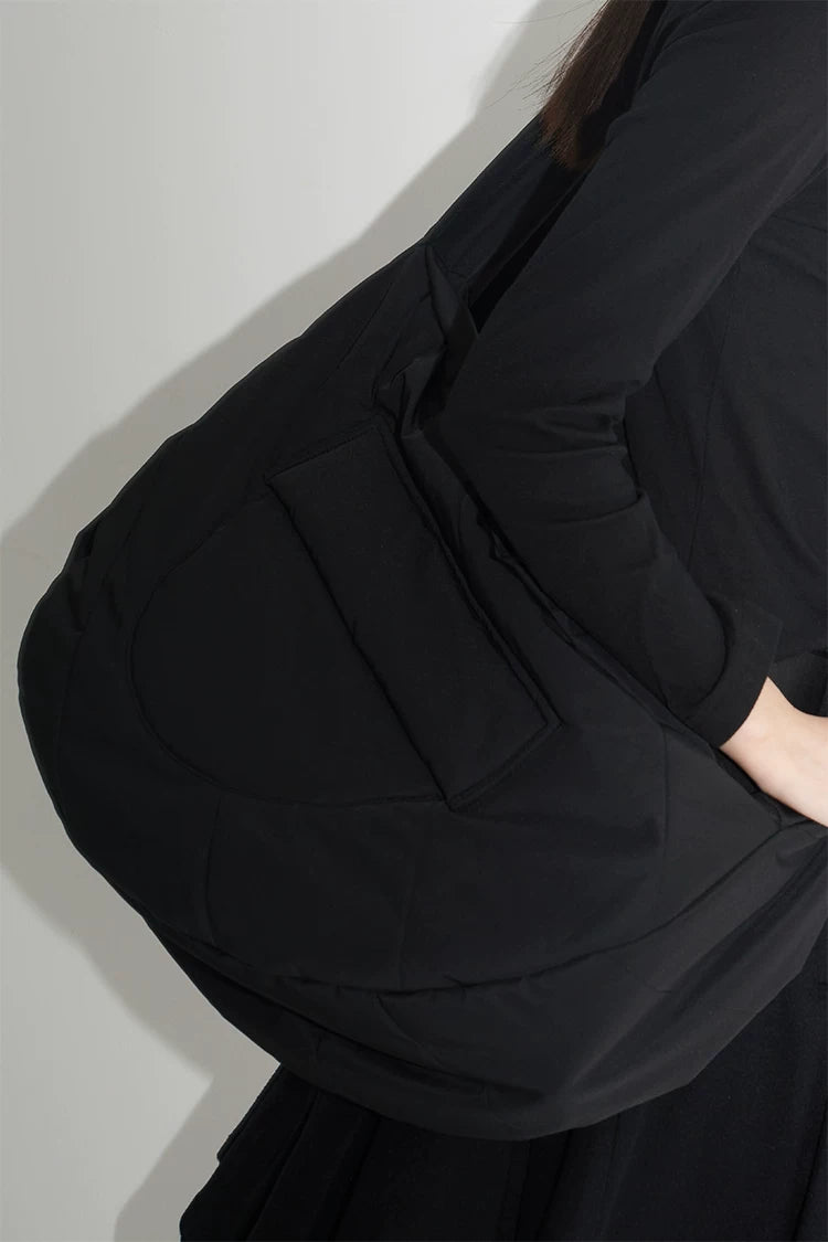 D SHAPED PADDED SHOULDER BAG 13