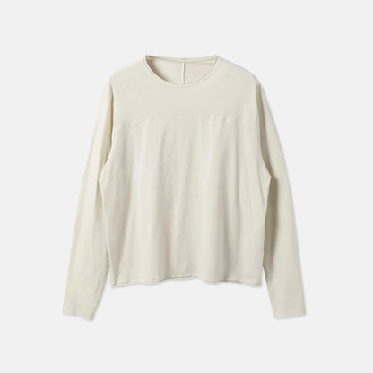 TEXTURED COTTON LINEN TAILORED SHIRT