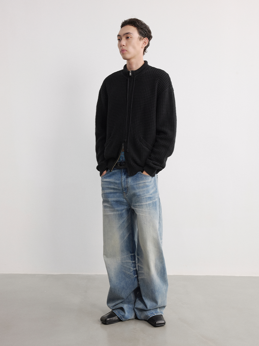 BAMBOO ICE BLUE WIDE PANTS