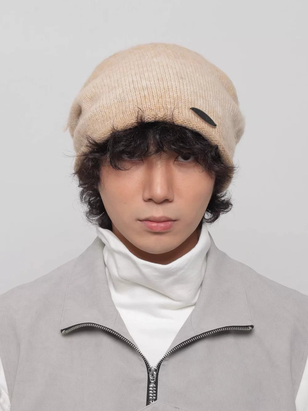 GRADIENT SLOUCH KNIT CAP 5