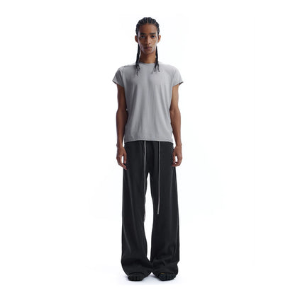 3D SLANT PLACKET CASUAL PANTS
