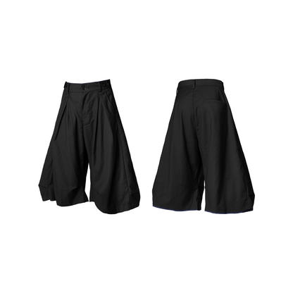 ELEGANT DRAPED PLEATED PANTS