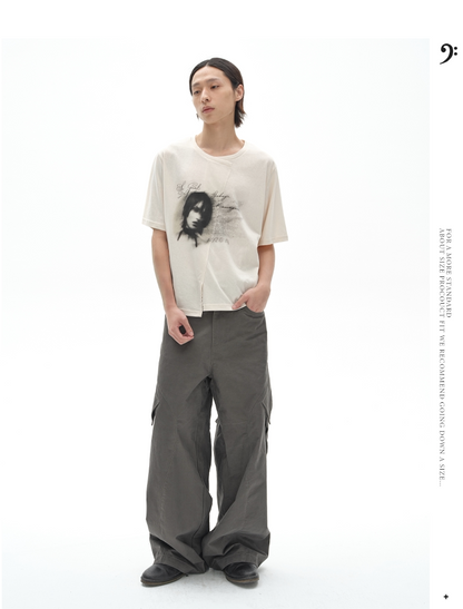 WASHED CARGO WORK PANTS