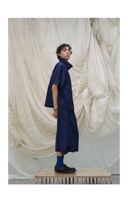ELEGANT DRAPED PLEATED PANTS