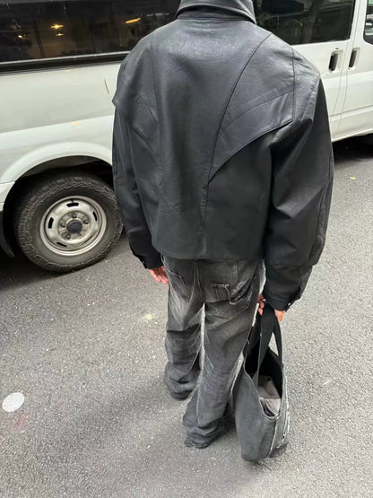 3D MACHETE LEATHER JACKET