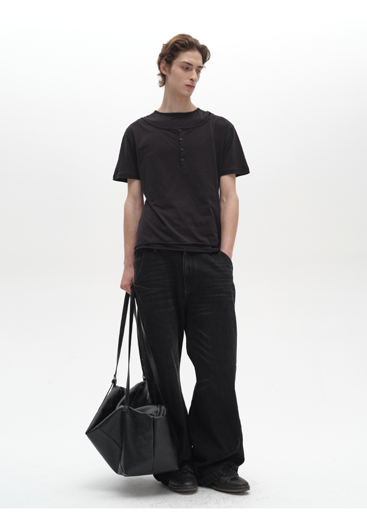 LAYERED SHORT SLEEVE TEE