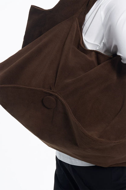 SUEDE TOUCH OVERSIZED TOTE BAG 13