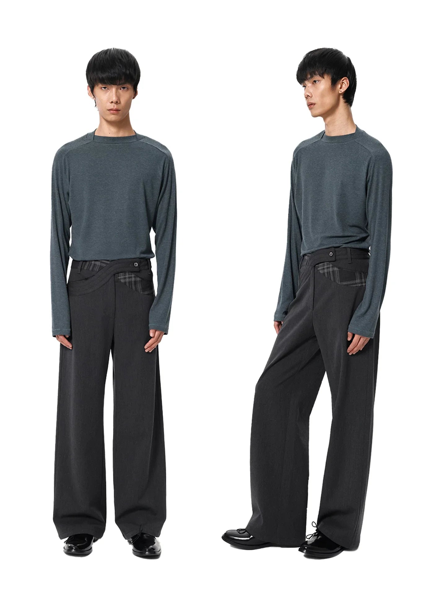 DARK FLORAL COMMUTER PANTS