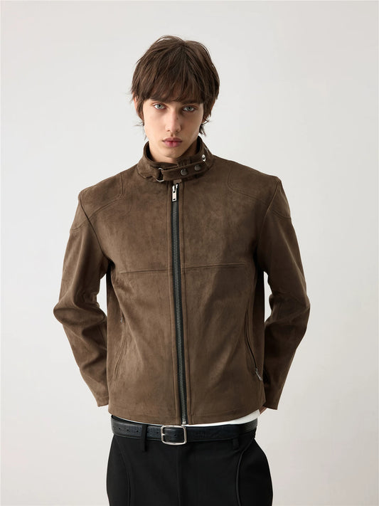 DECONSTRUCTED SUEDE JACKET