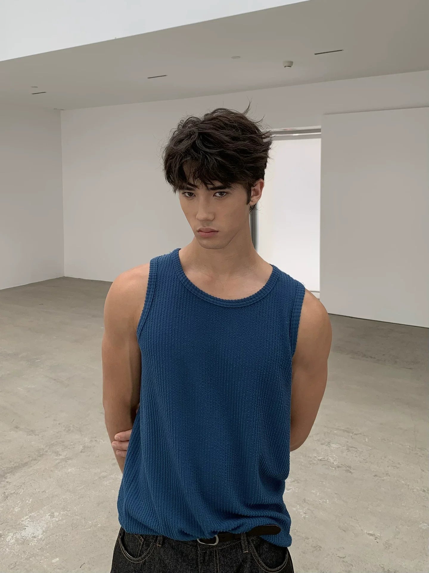 MICRO STRIPED TANK TOP